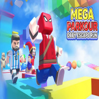 Play Mega Parkour: Obby Escape Run now!