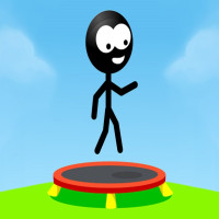 Play Trampoline Stickman now!